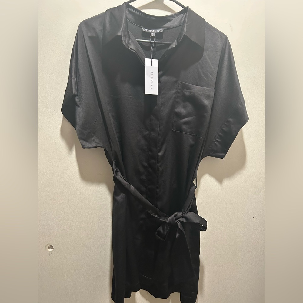 NWT Dynamite Charcoal Midi Dress